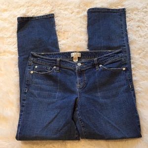 Ann Taylor loft jeans slim leg size 10
